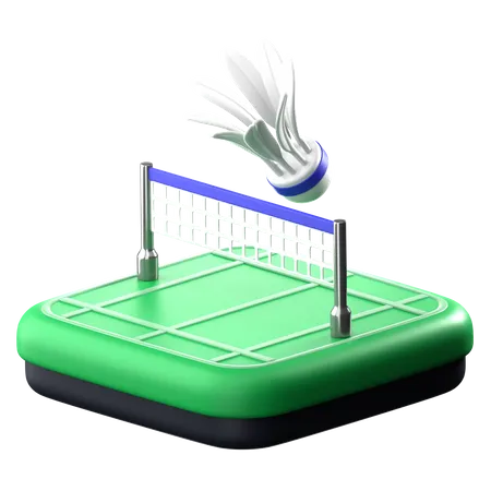 Badminton  3D Icon