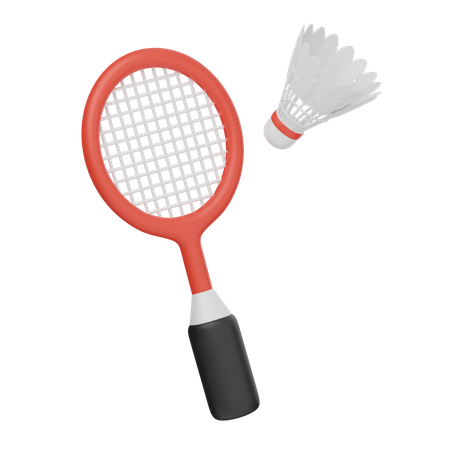 Badminton  3D Icon