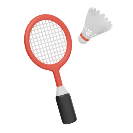 Badminton  3D Icon