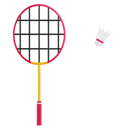 Badminton  3D Icon