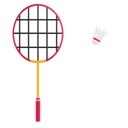 Badminton  3D Icon