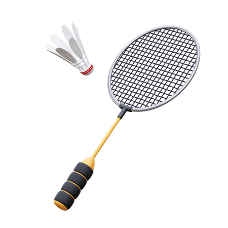 Badminton  3D Icon