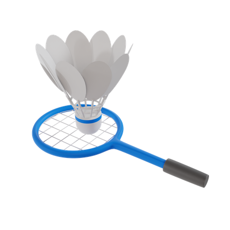 Badminton  3D Icon