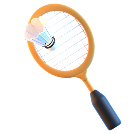 Badminton  3D Icon