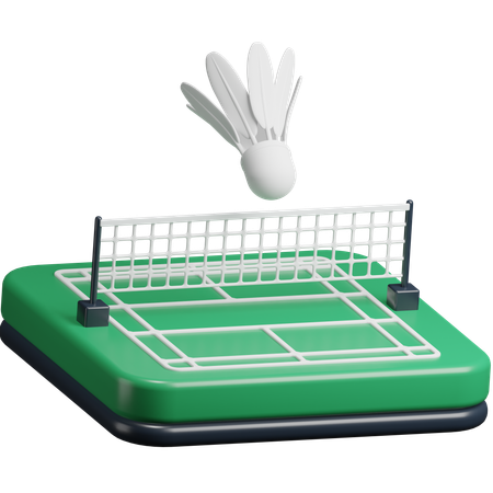 Badminton  3D Icon