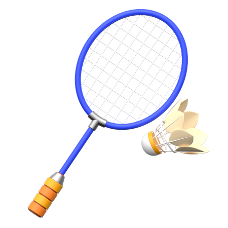 Badminton  3D Icon