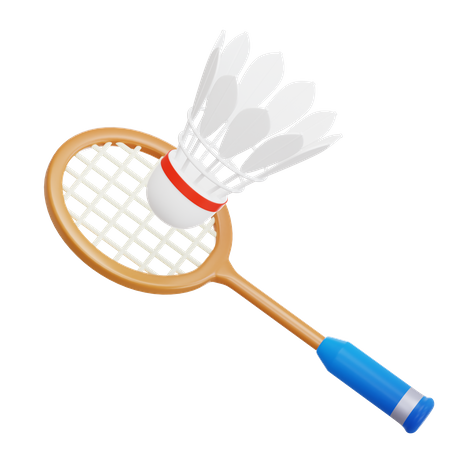 Badminton  3D Icon
