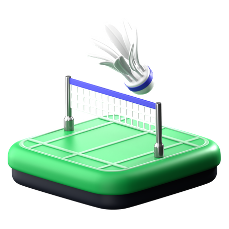 Badminton  3D Icon