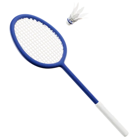 Badminton  3D Illustration