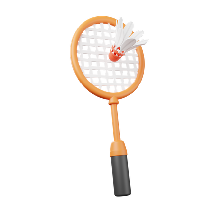 Badminton  3D Illustration