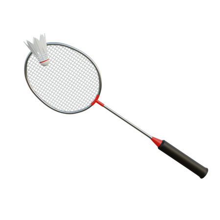 Badminton 3D Illustration