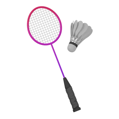 Badminton  3D Icon