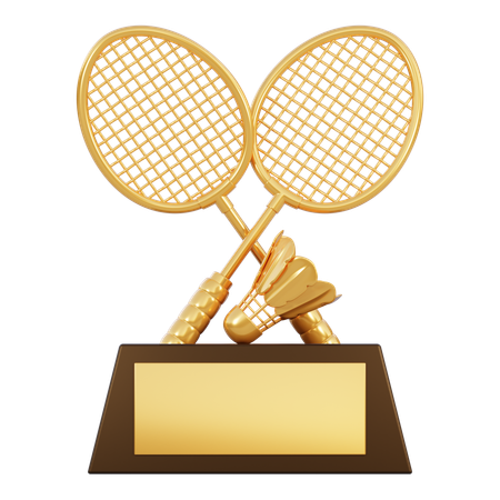 Badminton-Pokal  3D Icon