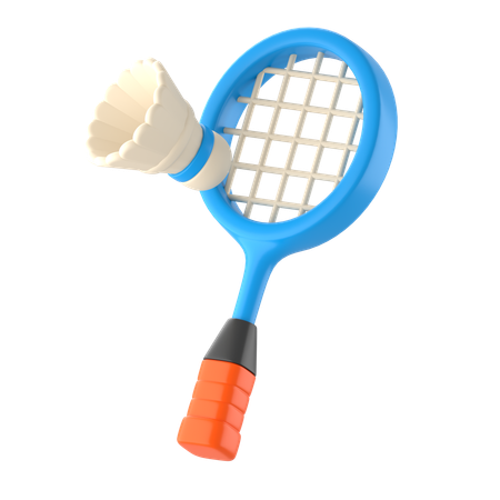 Badminton Racket  3D Icon