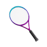 tennis racquet 3d logo