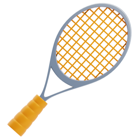 Badminton Racket  3D Icon