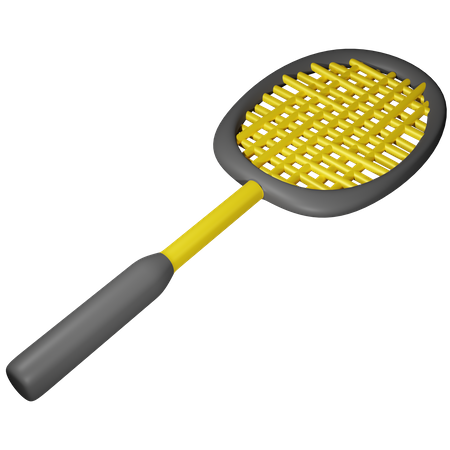 Badminton Racket  3D Icon