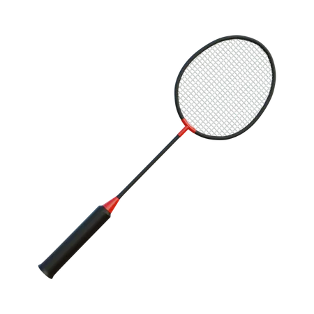 Badminton Racket  3D Icon