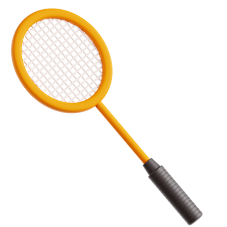 Badminton Racket  3D Icon