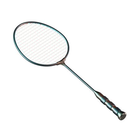 Badminton Racket  3D Icon