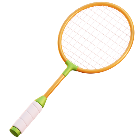 Badminton Racket  3D Icon