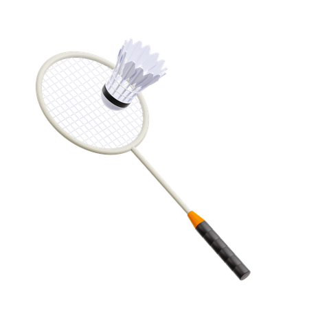 Badminton Racket  3D Icon