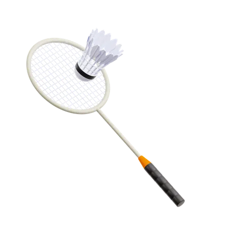 Badminton Racket  3D Icon