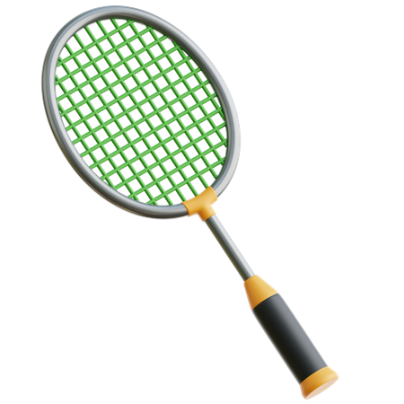 Badminton Racket  3D Icon