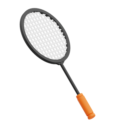 Badminton Racket  3D Icon