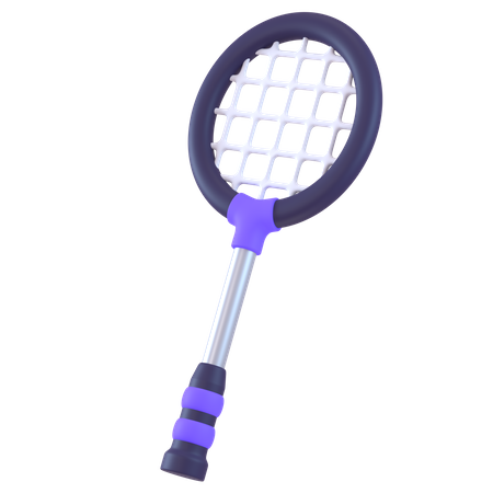 Badminton Racket  3D Icon