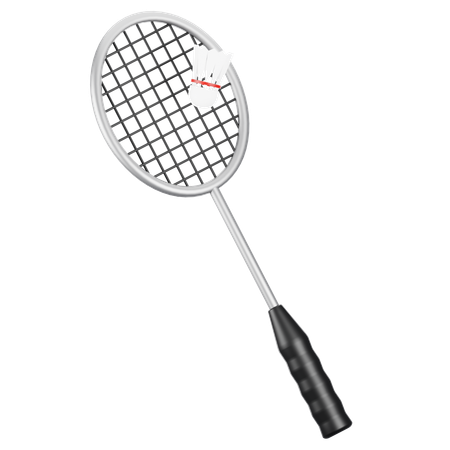 Badminton Racket  3D Icon