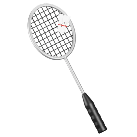 Badminton Racket  3D Icon