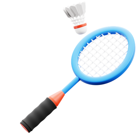 Badminton Racket  3D Icon