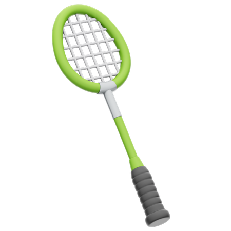 Badminton Racket  3D Icon