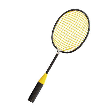 Badminton Racket  3D Icon