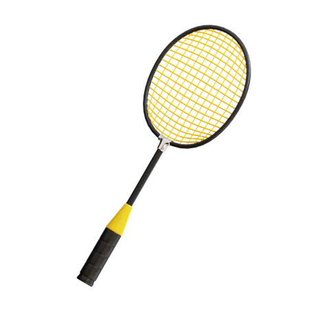 Badminton Racket  3D Icon