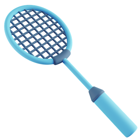 Badminton Racket  3D Icon