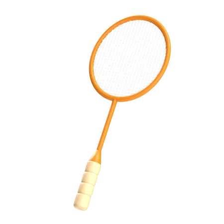 Badminton Racket  3D Icon