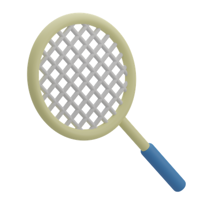 Badminton Racket  3D Icon