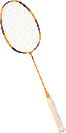 Badminton Racket  3D Icon