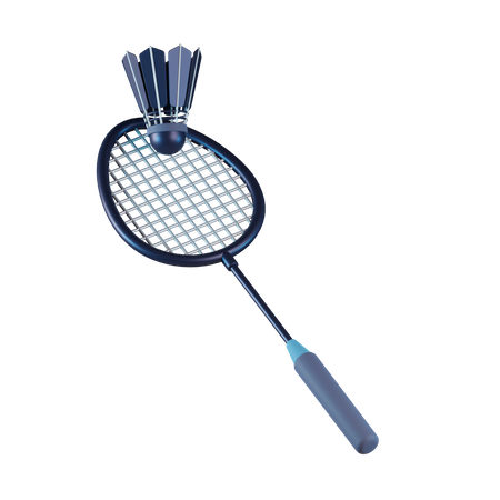 Badminton Racket  3D Icon