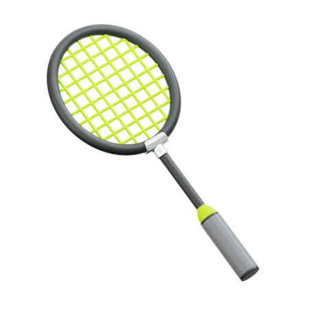 Badminton Racket  3D Icon