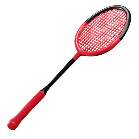 Badminton Racket  3D Illustration