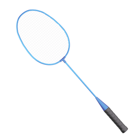 Badminton Racket  3D Illustration