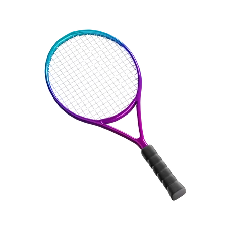 Badminton Racket  3D Illustration