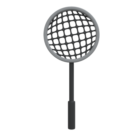 Badminton Racket 3D Illustration