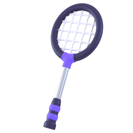 Badminton Racket  3D Icon