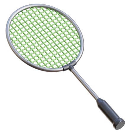 Badminton Racquet  3D Icon