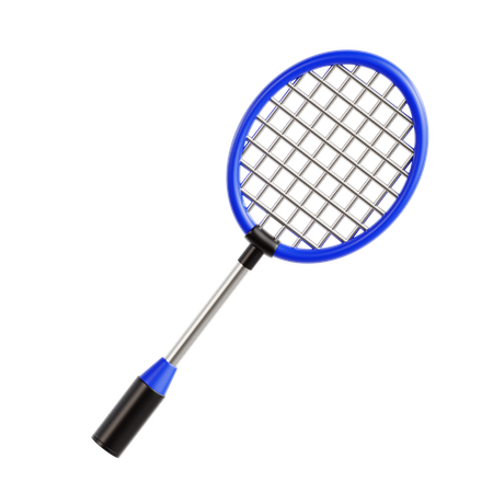 Badminton Schläger  3D Icon