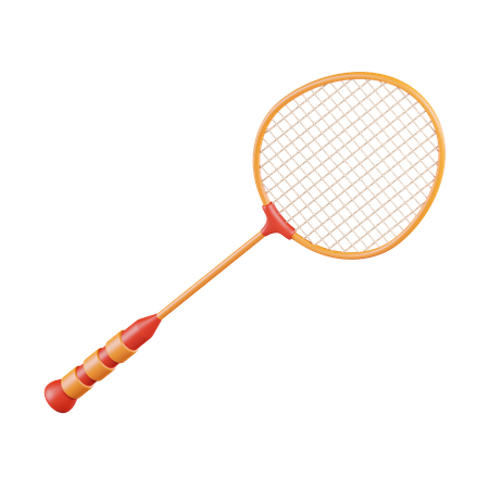 Badminton Schläger  3D Icon